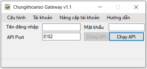 Chứng khoán số API Gateway